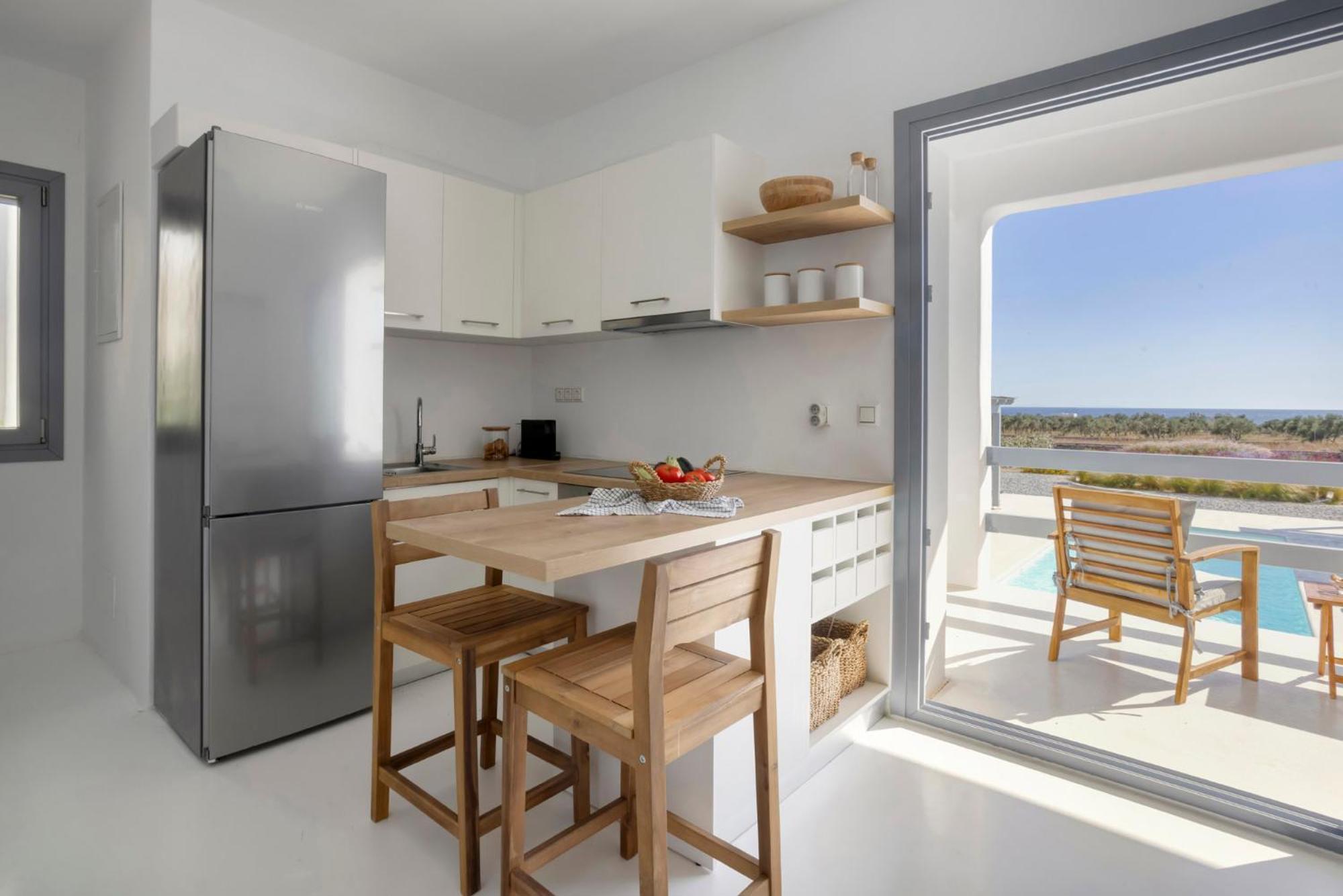 Villa Dione, Private Pool & Seaview By Naxos Dunes Kastrákion Buitenkant foto